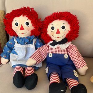 Playskool Vintage Raggedy Ann and Andy 1987
